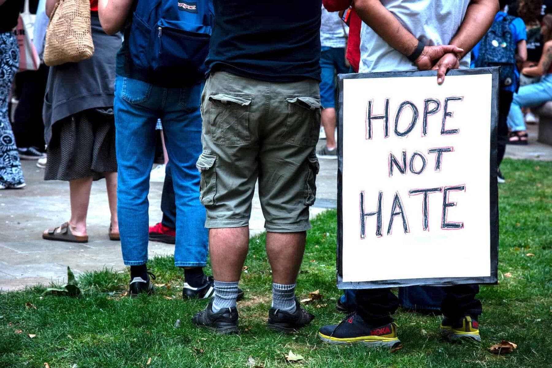 ‘People want a different vision of society’: London’s march for unity draws thousands