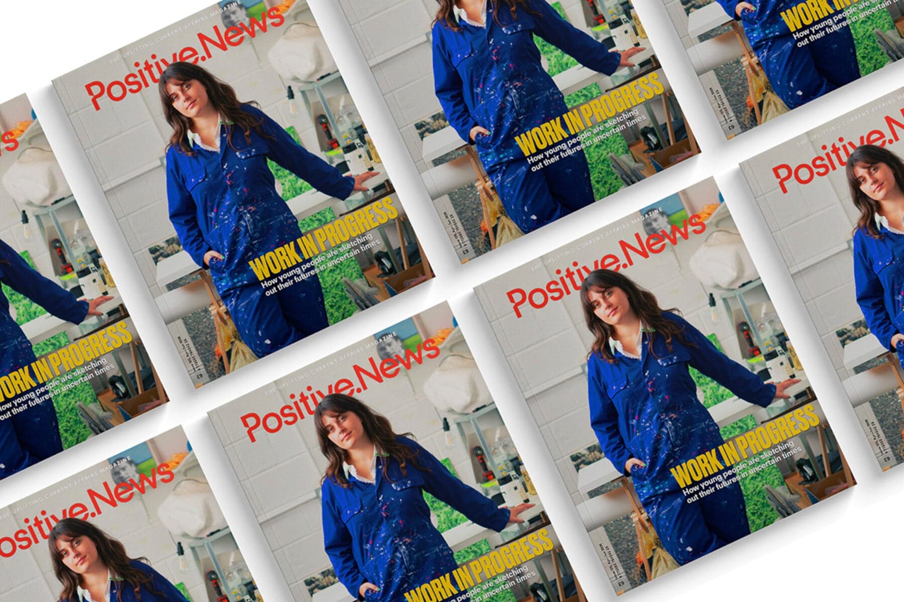 Work in progress. What to expect in the new issue of Positive News magazine