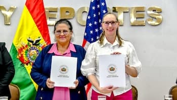 Estados Unidos donará USD 10 millones y asistencia técnica a Bolivia para fortalecer su sistema de salud